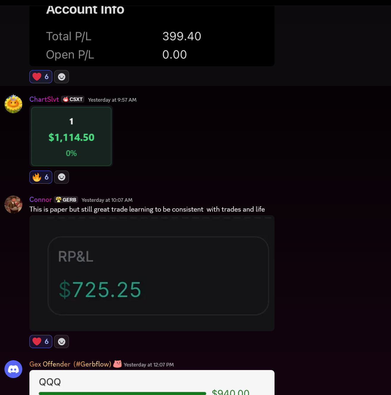 Student payout screenshot 12, shared with permission