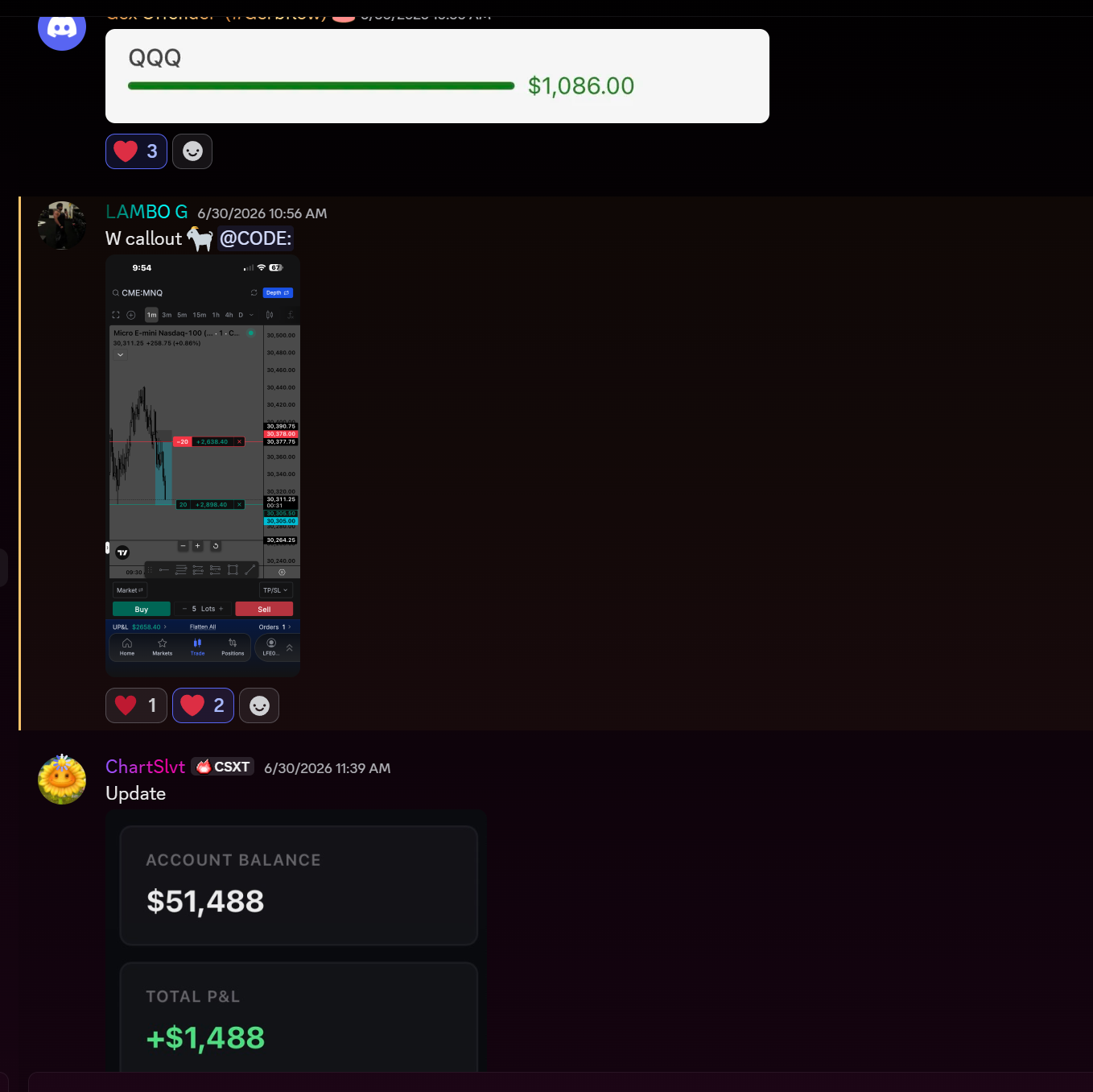 Student payout screenshot 15, shared with permission