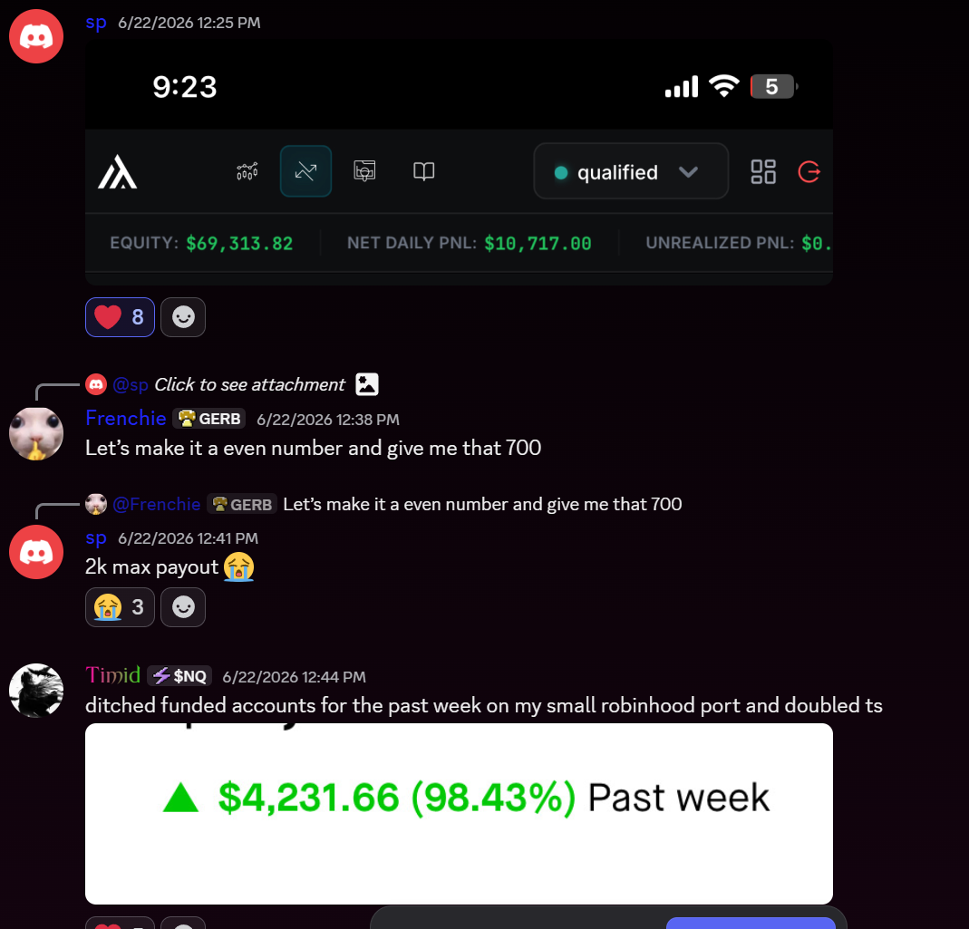 Student payout screenshot 19, shared with permission