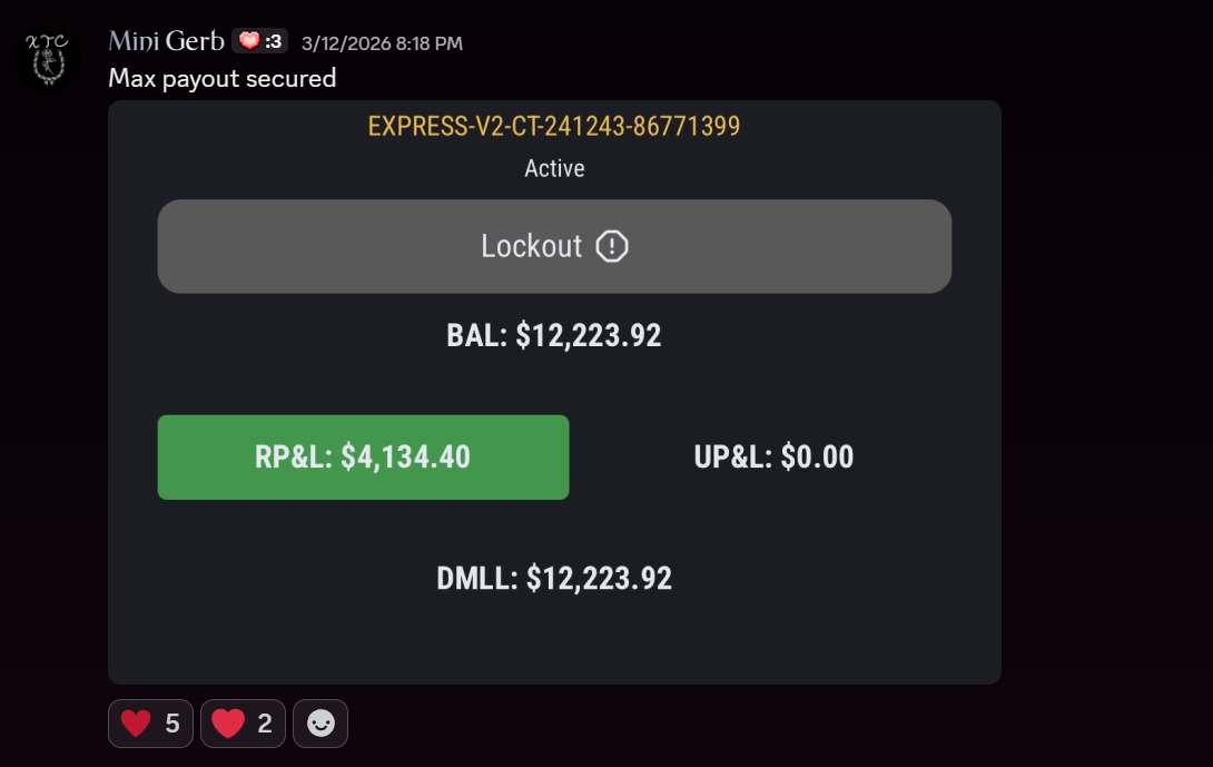 Student payout screenshot 3, shared with permission