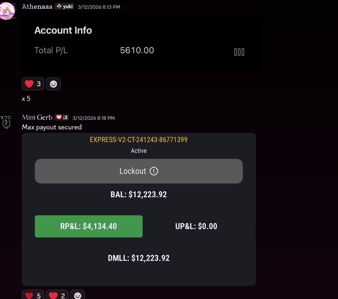 Student payout screenshot 5, shared with permission