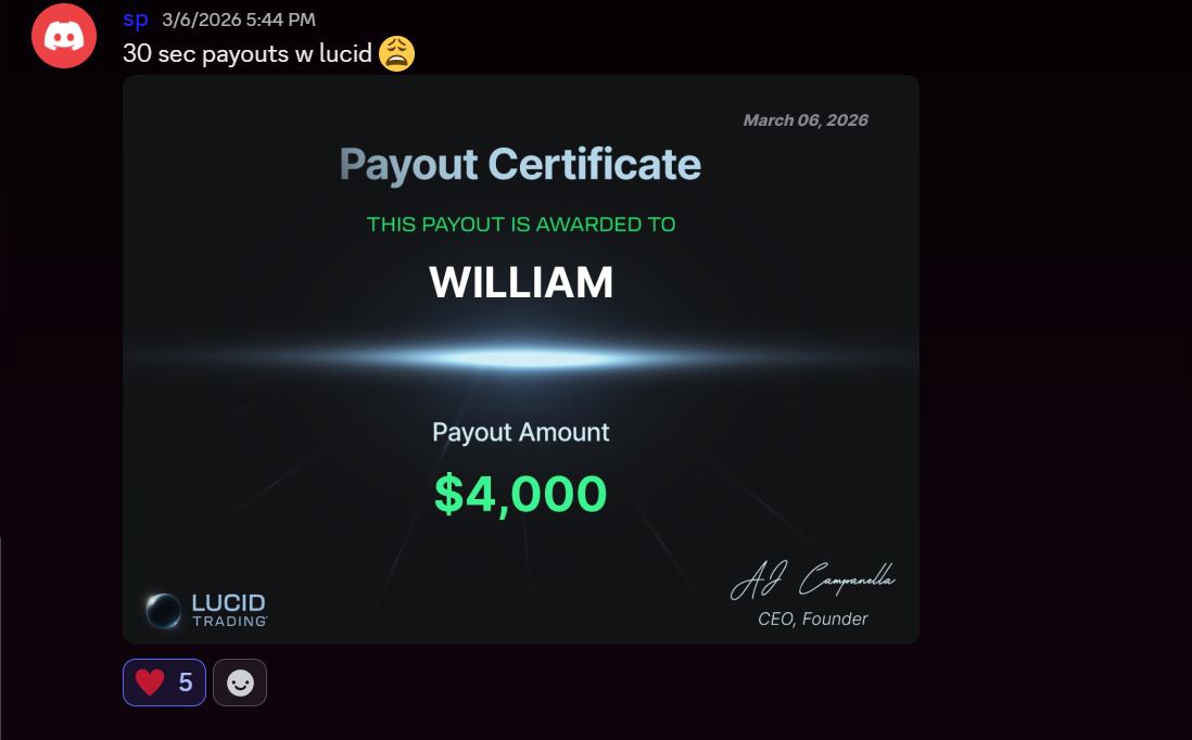 Student payout screenshot 6, shared with permission